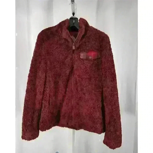 Pendleton Womens Fuzzy Full Zip Jacket Sherpa Coat Size Medium Cold Weather Cozy - Picture 1 of 3
